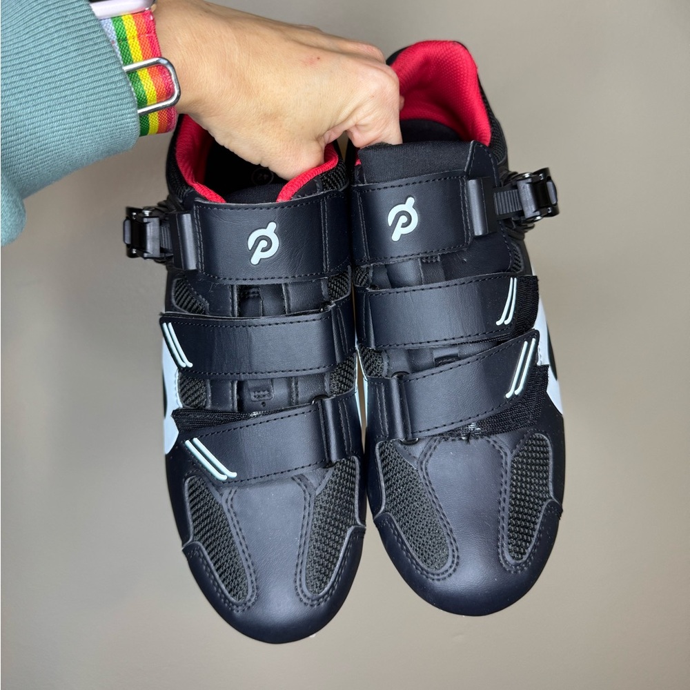 Peloton Cycling Shoes Size 42 Black‎ Indoor Bike Clip Shoes